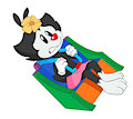 Dot Warner's Spaceship Seat Tryout (Commission) by Tho6Who4e2000