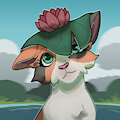 Lilypad hat by claragonza3