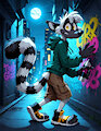 [AI] Graffiti painter by Otterball