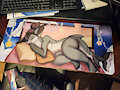 Seashell mouse pad by BunnyMellow