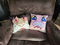 Lily-mae & Angel Pillows by BunnyMellow