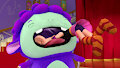 [Edit] Grumbles munching on Abby Hatcher! by WireFram3r