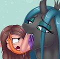 Chrysalis caught a biped by AugustBebel