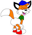 Billy the Diaper Fox Pose by CartoonFoxArt2002