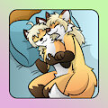 Sleeping YCH sticker for Miu & KitsuNess^^ by AlexUmkaArt