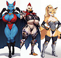 The Three Wives by d0m0a