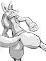 Sketch 400 - Lucario by WinickLim