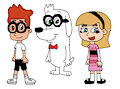 Sherman, Mr. Peabody and Penny Posing