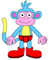 Boots the Monkey by CartoonFoxArt2002