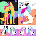 101 Dalmatian St pups as adults by BuddyUnicorn777