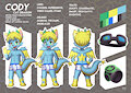 Ref Sheet for Cody by xiaoahwei