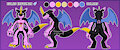 [Commission] Gulus ExVeemon Reference Sheet by Veemonsito