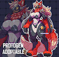 [ADOPTABLE] / Protogen RiftBreaker by Sheecktor