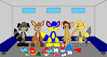Naked Boys in the Changing Room by CartoonFoxArt2002