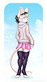 Duski in skirt by Elronya
