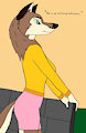 Aleu - The Pretty teenage wolfdog by Rollriver