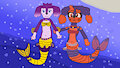 Art fight 2025 def - Merpups under the mermoon by CaptScorcher1998