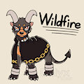 [Art Fight 2025] Wildfire the Houndoom by Arcfiend150