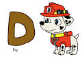 D - Dog Idea #1 Character: Marshall by CaribbeanForever1