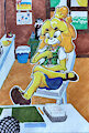 Isabelle's Sushi Break by AciedSpade