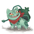 Pokemon Mystery Dungeon Protagonist - Bulbasaur by claragonza3