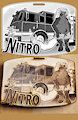 Nitro 2D Wood Badge by Dbruin