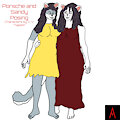 Porsche and Sandy Pose by Almultimavenger