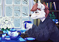 Winter Cozy Tea YCH - Linksign by KuddlyKodiak