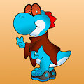 Azul the Yosh by VoxelYoshi7565