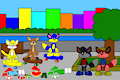 Naked Boys on Skateboards with Dexter and Rudi by CartoonFoxArt2002
