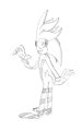 Flattened Silver in His Gay Ass Stockings by paperboio