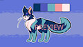 [adopt] diamond blue by paddedpurr