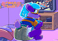 Squishy Sleepover Badger by Friar