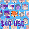 Custom Emoji YCH by foxboy83