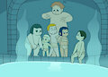 A hot spring in the depths by vasan