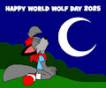 Happy World Wolf Day 2025 by CartoonFoxArt2002