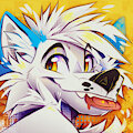 “Tongue out” By WildFoxWorks by WolfSkoll