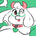 Goat in Green by OverfedPets