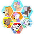 The Paw Patrol as adults by BuddyUnicorn777