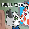 [Commission] Watching Cartoons by Veemonsito