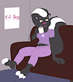 Kate´s movie nigth (comission) by DaisonTheFox