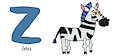 Z - Zebra Idea #1 Character: Zebra (George of the Jungle) by CaribbeanForever1