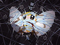 [Skeb Comission]Ribombee caught in a spider web by adiponitrile