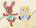 Dancing Bunnies -By StarryBiBi- by DanielMania123