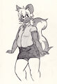 Skunk in a Skirt by Simonov