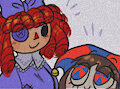 Ragatha x Pomni by M0n0M0nk11