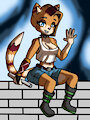 Ceceilia -- On Da WALL! by ZeexFoxia