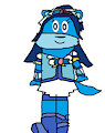 Mobian Cure Aqua In Go Go Uniform