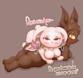 Bunneh on top of eachother ~ by HighOnCoffee
