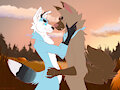 2025 two character half body for Cloud and Atlas. by RanesArt
